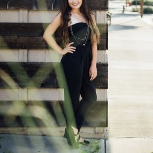 [Divine] Strapless Jumpsuit